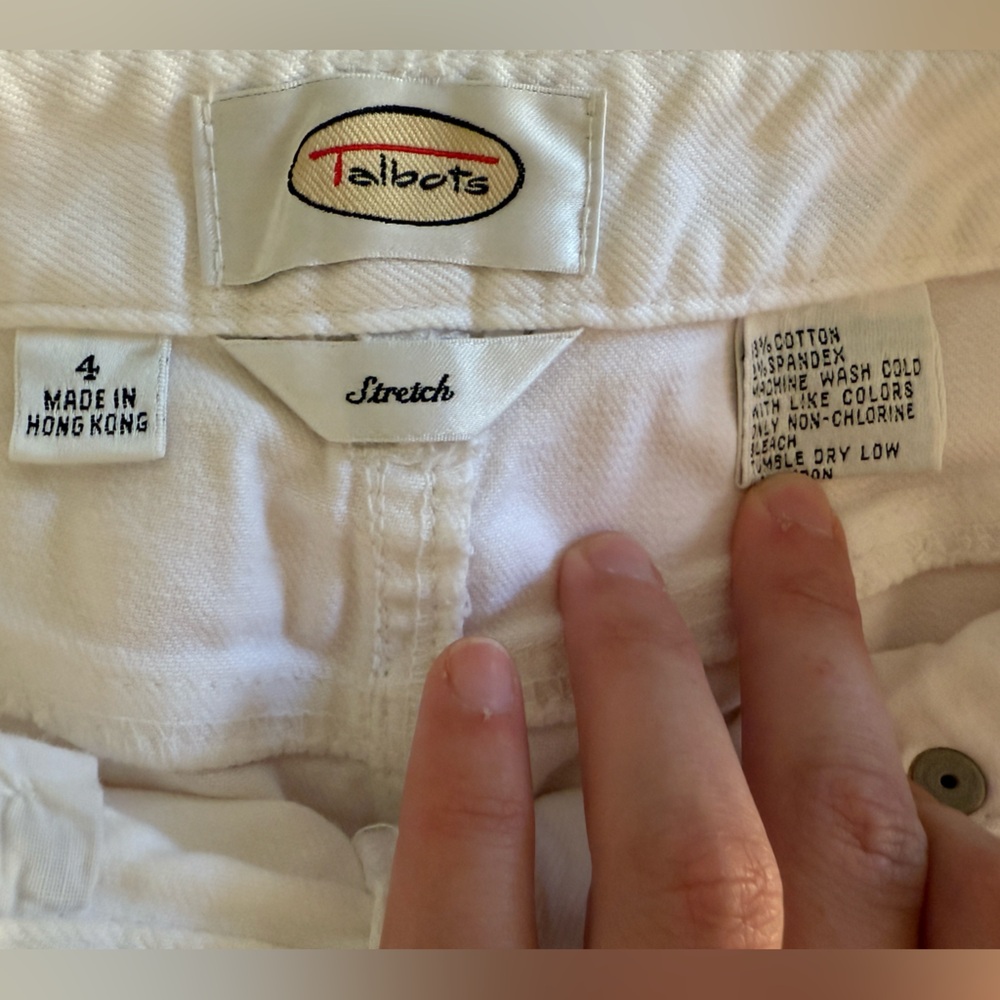 White Talbots cropped pants - Picture 5 of 5